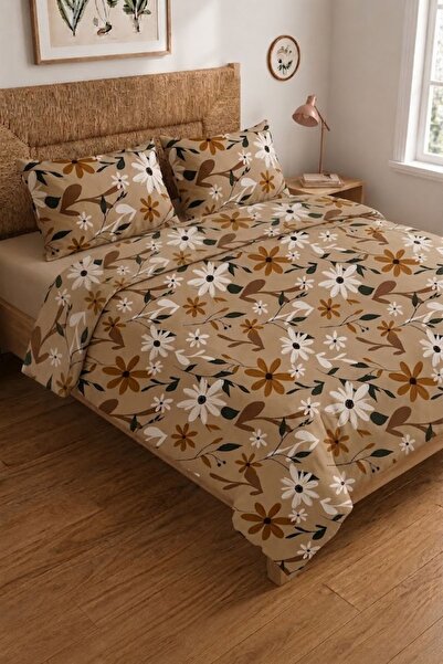 Anılsan Floral double ranforce duvet cover set %100 cotton