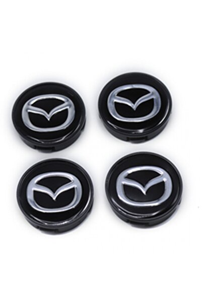 GARDENAUTO Mazda Snap-On Black 55/58 mm Wheel Hub
