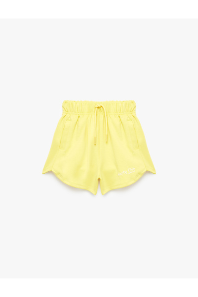 Koton Viscose Blended Basic Shorts with Tie Waist