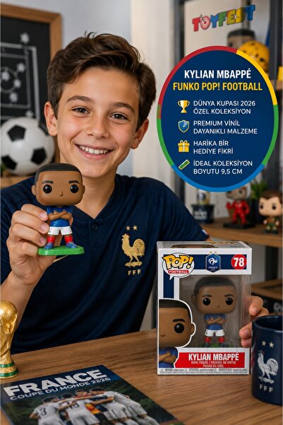 TOYFEST FUNKO Pop! Football France National Team - Kylian Mbappe -Fransız Fut...