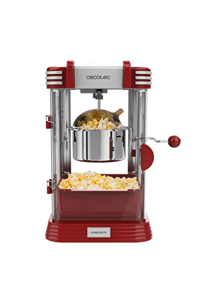 CECOTEC Aparat de făcut popcorn retro, Cecotec, Fun&Taste P`Corn Classic, roșu