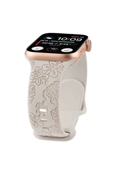 REDz Accessories Exotic Flower Sport Strap for Apple Watch, Turtle and Flower...