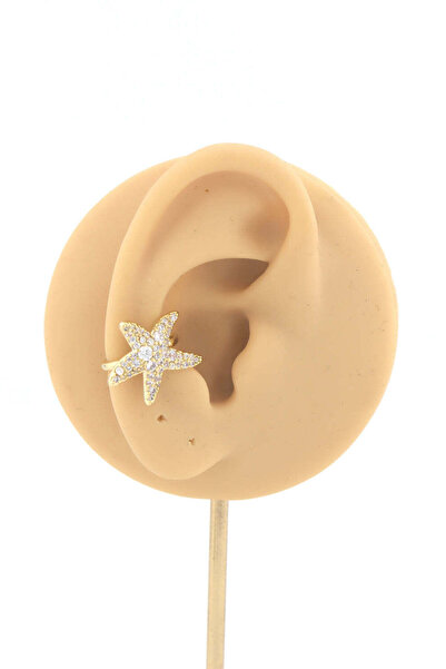 Miruva Deniz Yıldızı Desen Earcuff (ayarlanabilir)