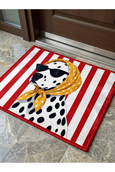 RUGRUMBA Non-Slip Sole Positive Energy Themed Washable Door Front-Bathroom Ma...