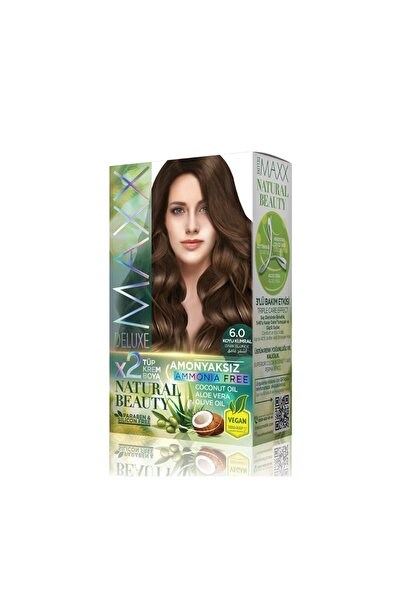 MAXX DELUXE صبغة شعر مغذية بزيت الطبيعة ومستخلصات الحماية لتغطية الشيب بثبات يدوم طويلاً - درجات وخيارات ألوان متنوعة