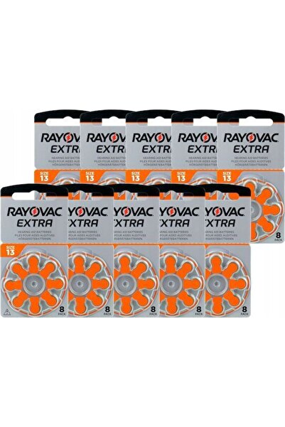 Rayovac Extra 13 μπαταρίες ακουστικών βαρηκοΐας 1.4V 80τμχ