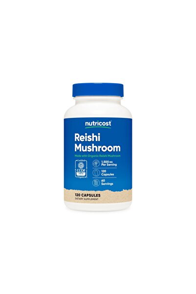 Nutricost Organic Reishi Mushroom 1,500 Mg 120 Capsules
