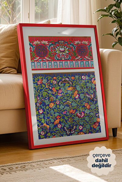 Persona Istanbul Owen Jones "Examples of Chinese Ornament" - Sanat Posteri (Ç...