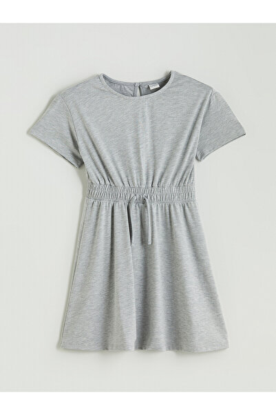LC Waikiki Two Mt Shop Quality Oval Collar Girls' Dress