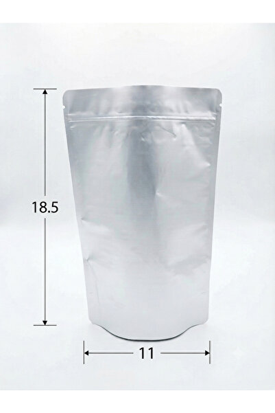 DOYPACK 11x18.5cm 100gr'lık alüminyum kilitli paket (100ADET)