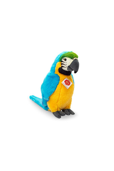TEDDY HERMANN Macaw Papagal Mascotă cu burtă galbenă 27 cm