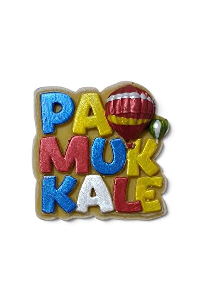 Genel Markalar Denizli pamukkale magneti hediyelik polyester kabartma magnet
