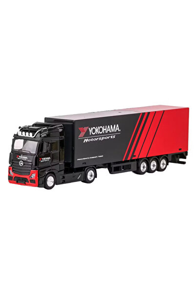 BBURAGO Sigilat- Mercedes Actros Gigaspace Negru Rosu- Scara 1/43-