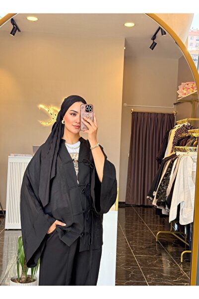 Gizem Karademir Boutique Kurdele Detaylı Kimono