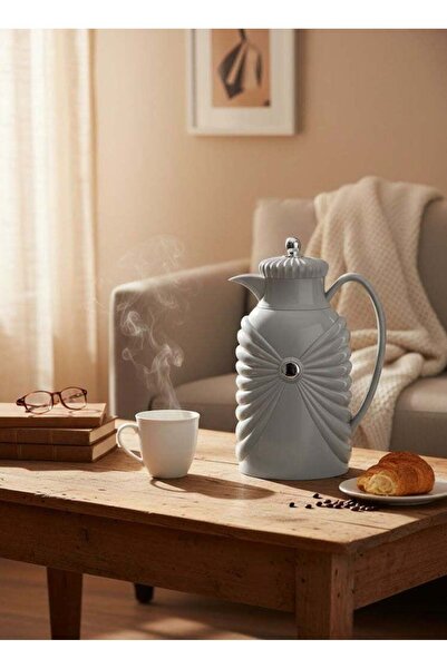 Reem Tea/Coffee flask Light Grey/Silver 1.0 Liter