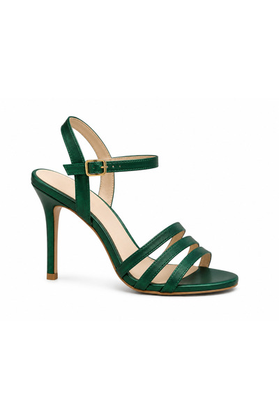 Cloche Emerald Grace Heels