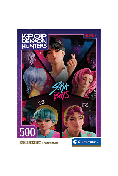 As Παζλ 500 H.Q. K-POP ΚΥΝΗΓΟΙ ΔΑΙΜΟΝΩΝ - 1 - Συμπαγές Κουτί