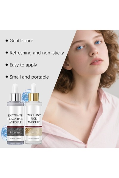 OEM Rice Exfoliating Ampoule 100 ml + 100 ml cadou, Ser Exfoliant cu Extract ...