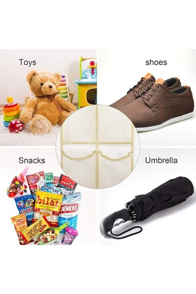 GENERAL Wall Mounted Shoes Rack 2Pack/Can Store 6Pairs of Sneakers,with Stick...