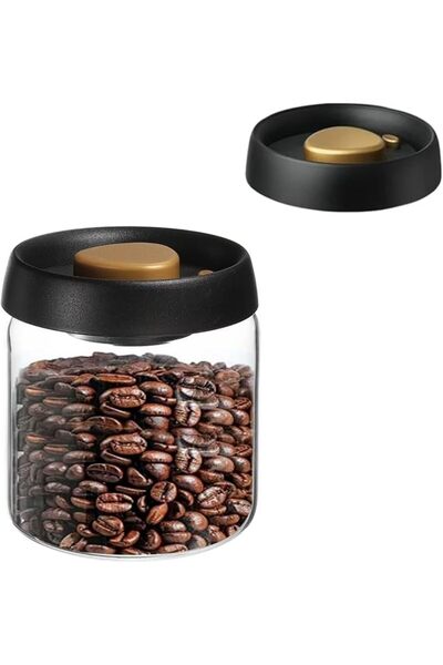 Home Zone 1800ml/60oz - Borosilicate Glass Kitchen Storage Jars, Coffee Canis...