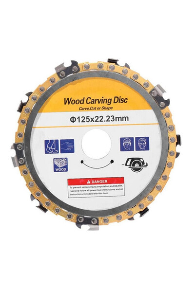 OEM Δίσκος Κοπής Ξύλου Φ125x22.23mm με 9 λεπίδες Αλυσίδας Αλυσοπριόνου Δισκοπ...