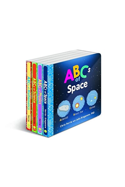 Sourcebooks Set de cărți cartonate Baby University ABC: Un alfabet științific...