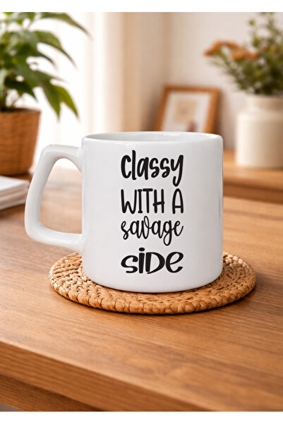 Eylül Design English Motto Series Printed Special Design Mug Cup Luxury Coffe...