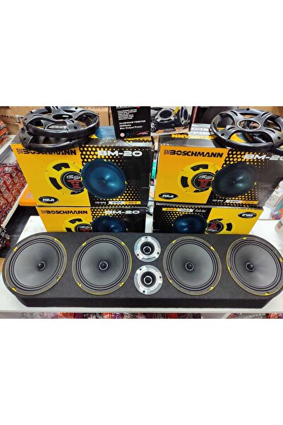 Boschmann Ses sistemi 20 cm set 4 adet midrange tiz pandizot