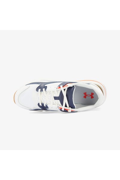 Under Armour حذاء رياضي أبيض عادي للجنسين من الجلد من Forge 96