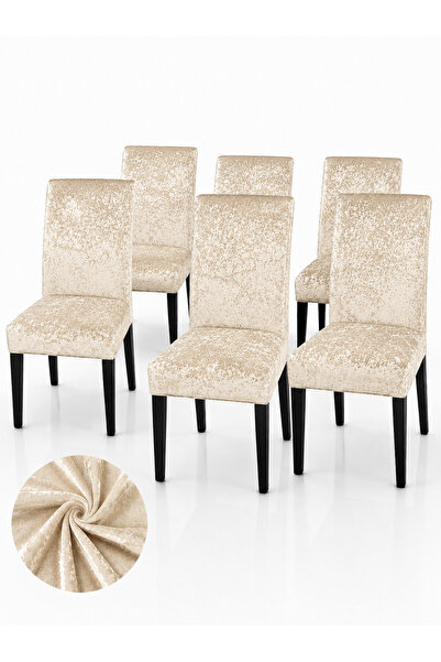 delfin HomeRoy Huse Catifea pentru Scaune – Set 6 Bucăți