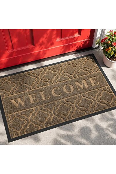 Yimobra Welcome Door Mat, Heavy Duty Sturdy Front Door Mat for Home Entrance,...