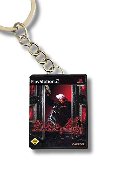 Devil May Cry (2) Oyun Kutusu Tasarımlı Anahtarlık