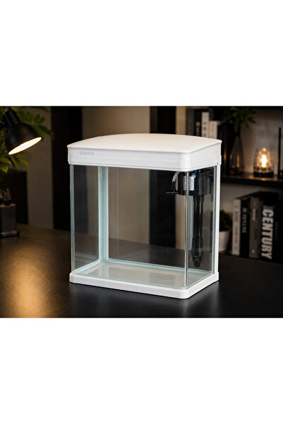 SunSun JR-230 Cam Akvaryum 7 Litre BEYAZ
