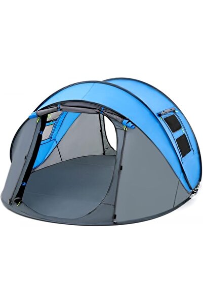 GENERAL Camping Tent Throw Pop Up Tent 4-6 Person Outdoor Automatic Tents Dou...