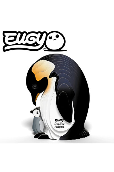 Eugy Pinguinul Împărat Eugy. Puzzle 3D.