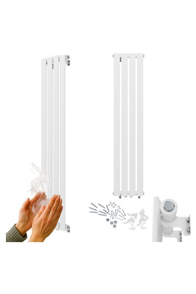Granitan Radiator Panelar Fero, 1400x296 mm, Alb, Putere 458 W