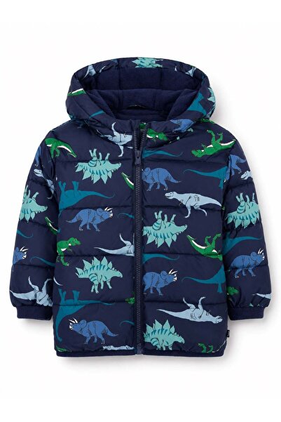 GAP Kids معطف قابل للنفخ مطبوع عليه ديناصور للأولاد من جاب، مناسب للأعمار من ...