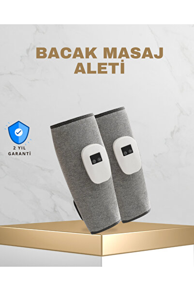 Taşınabilir Şarjlı Baldır Masaj Aleti – 3 Kademeli Isı ve Basınç Ayarı, Titreşim Fonksiyonlu