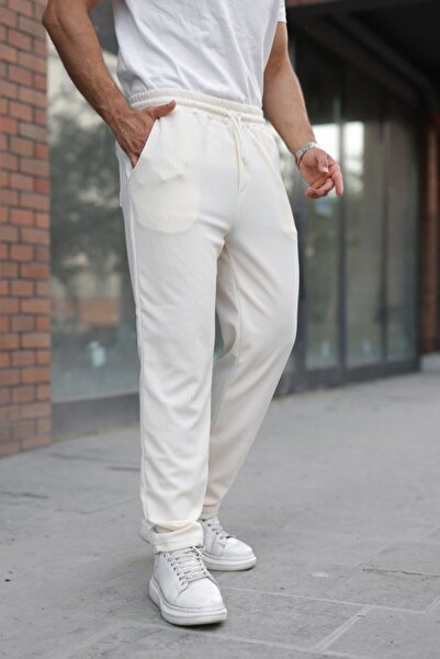 UFC 1985 TOP BRAND Men's Ribbed Elastic Waist Comfortable Trousers