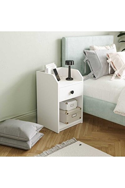 Eco Room Toledo Komodin - Beyaz - 64x36x40 cm