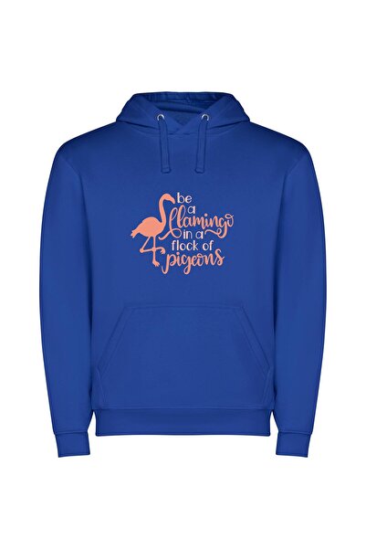 iLovePrints Flock's Fabulous Flamingo Phenomenon Φούτερ με κουκούλα σε χρώμα ...