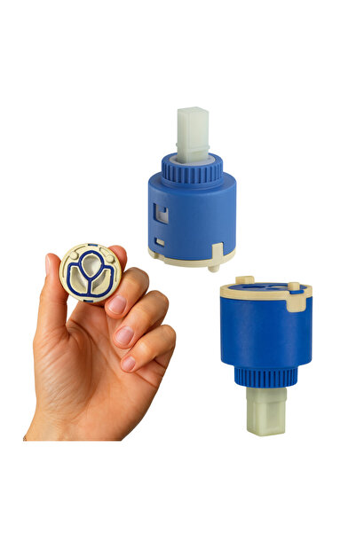 Granitan Cap ceramic pt baterie monocomandă, carcasă PVC, 30 mm, Albastru