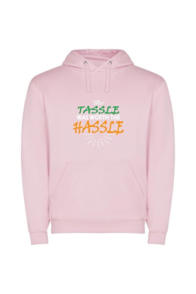iLovePrints Vibrant Captivating Fusion: Inspired Φούτερ με κουκούλα σε χρώμα Ροζ