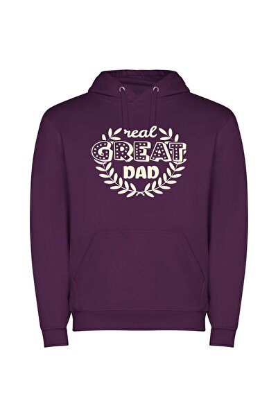 iLovePrints Great Dad Wreath or Daddy's Great Wreath Φούτερ με κουκούλα σε χρ...