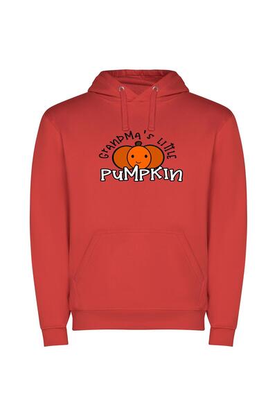 iLovePrints Pumpkin Delightful Halloween Decor Φούτερ με κουκούλα σε χρώμα Κό...