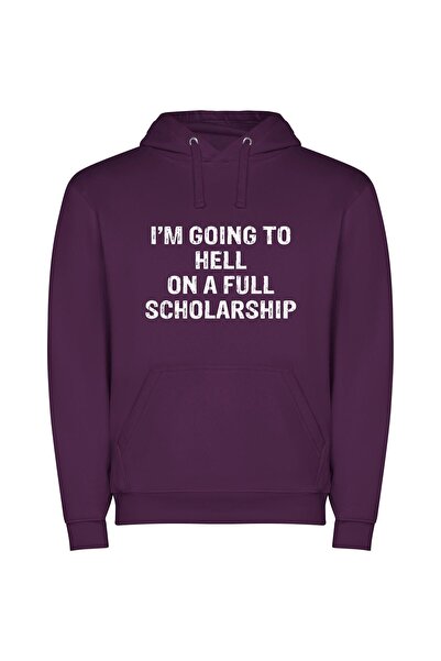 iLovePrints Satan's Scholarship: Hellbound Horrors Φούτερ με κουκούλα σε χρώμ...