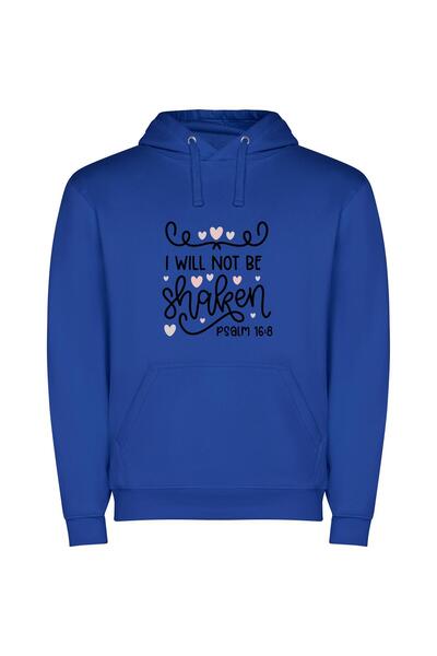 iLovePrints Hearts Unbroken - Resilient Φούτερ με κουκούλα σε χρώμα Μπλε