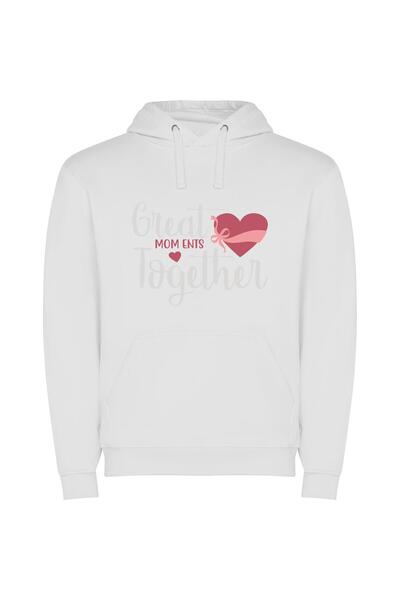 iLovePrints Maternal Love Expressed: Clipart Ensemble Φούτερ με κουκούλα σε χ...