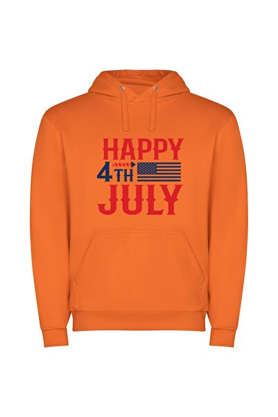 iLovePrints Patriotic Independence Day Extravaganza Φούτερ με κουκούλα σε χρώ...