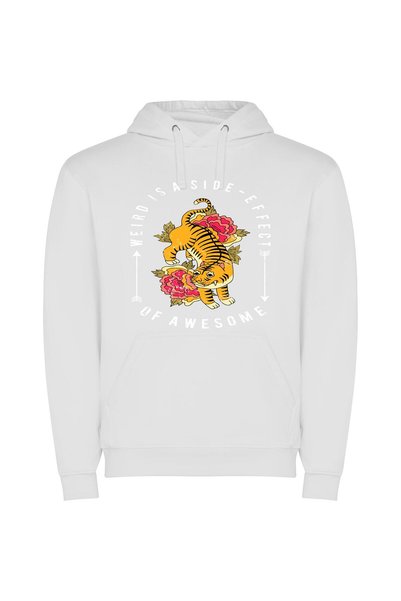 iLovePrints Sacred Punk Tiger: Aesthetic-inspired Φούτερ με κουκούλα σε χρώμα...